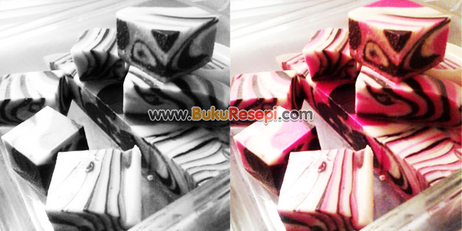 Resepi Pudung Roti Marble  www.BukuResepi.com